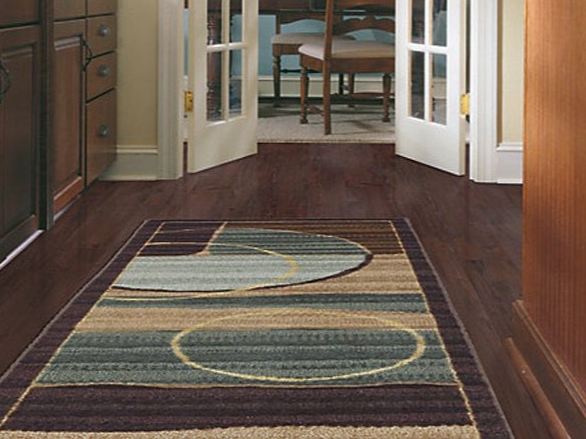 Are area rugs a good choice for hallways?